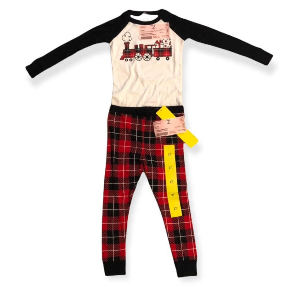 Toddler Christmas Train Pajamas